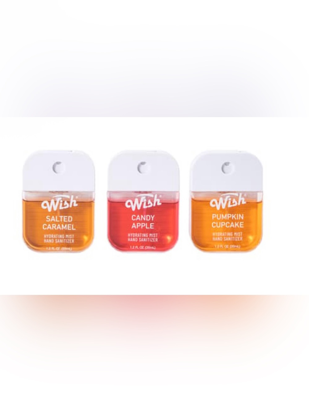 Wish Fall Trio Sanitizers Limited Edition Set Hand Sanitizer Set Travel Fall